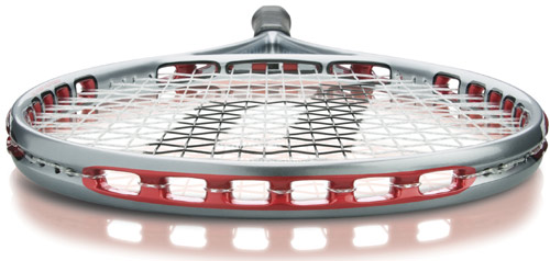 prince red tennis racket