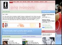 Ana Ivanovic's Website